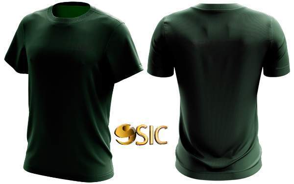 Camiseta Algodão 30.1 Verde Militar