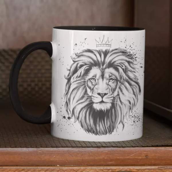 Caneca de Porcelana Forte e Corajoso Coleção 184