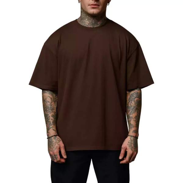 Camiseta Oversized Marrom