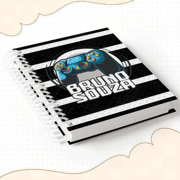 Agenda / Caderno A5 Videogame Volta às Aulas Coleção 72