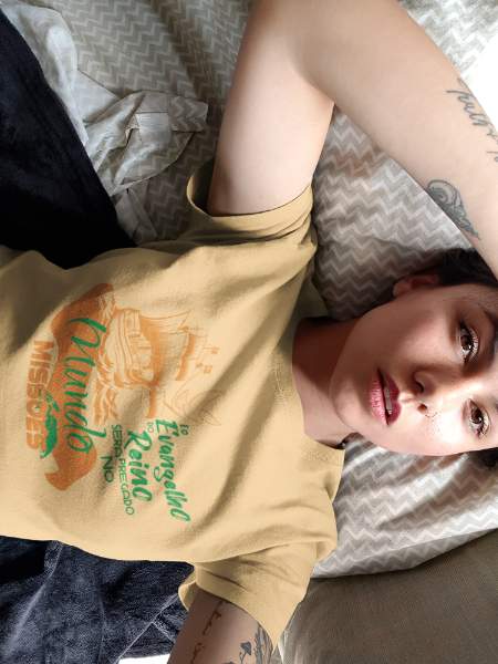 Camiseta de Algodão o Evangelho do Reino Será Pregado no Mundo