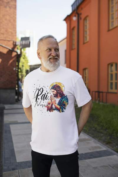 Camiseta Algodão Pai Nosso Coleção 263