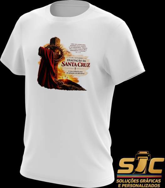 Camiseta Poliéster Exaltação da Santa Cruz