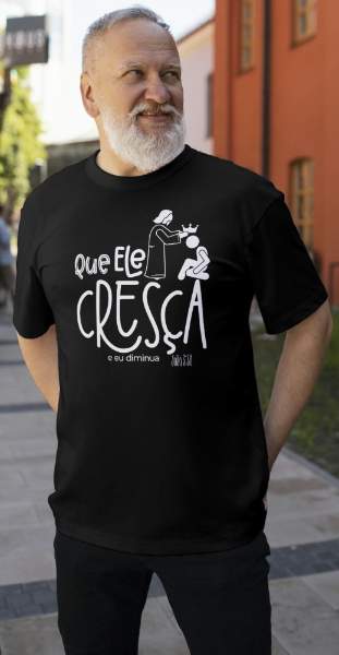 Camiseta Algodão Que Ele Cresça Coleção 263