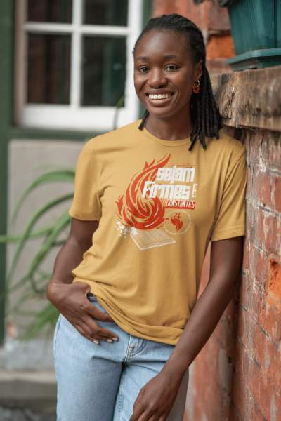 Camiseta de Algodão Sejam Firmes e Constantes