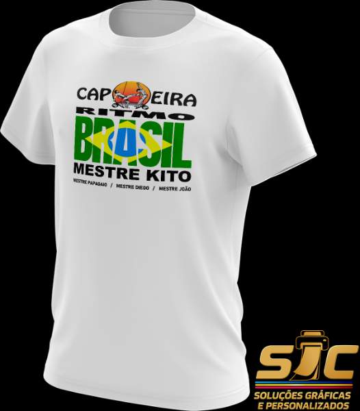 Camiseta Ritmo Brasil Mestre Papagaio, Diego e João