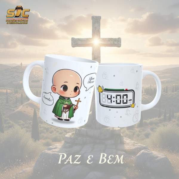 Caneca Personalizada Diversos Religiosos Frei Colecao 247