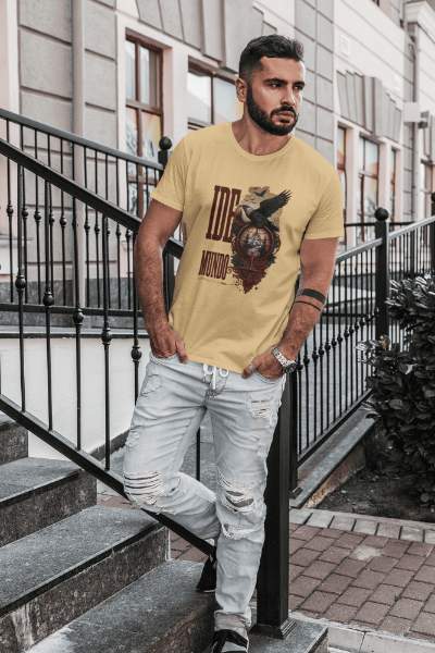 Camiseta Algodão Ide por Todo Mundo