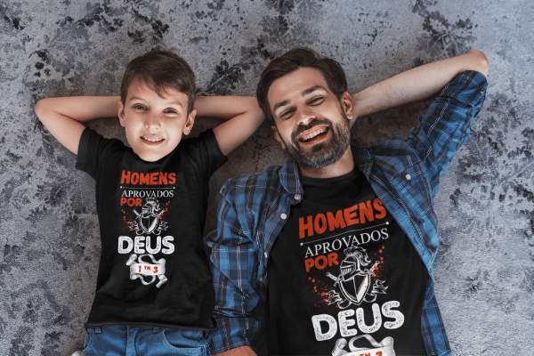 CAMISETA MALHA FRIA PV HOMENS APROVADOS POR DEUS 1 Timóteo 3
