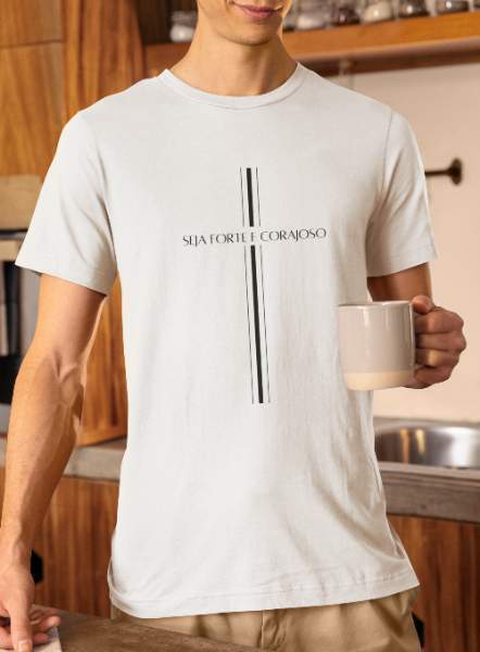 Camiseta Minimalista Jesus e Versos Coleção 286