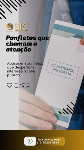 Panfletos / Folhetos / Flyers